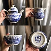 Винтаж handmade. Livemaster - original item kettle,milk jug and sugar bowl Broadhurst England Hampton Court 1977. Handmade.