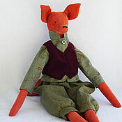 Куклы и игрушки handmade. Livemaster - original item Soft toy Fox. Handmade.
