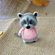 Raccoon knitting. Stuffed Toys. fesartdecor (fesartdecor). My Livemaster. Фото №4