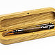 Mechanical pencil bullet cartridge with a shutter made of wood ovankol, Pencils, Moscow,  Фото №1