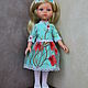 Holiday dress and headband for Paola Reina doll (mint), Clothes for dolls, Solnechnogorsk,  Фото №1
