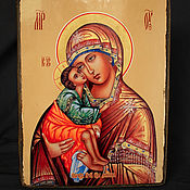 Картины и панно handmade. Livemaster - original item The Icon Of The Mother Of God 