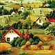 Набор для вышивания крестом "Сербский пейзаж" (1569), Схемы для вышивки, Самара,  Фото №1