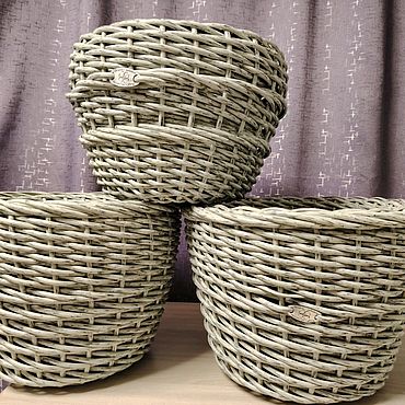Дача и сад ручной работы. Ярмарка Мастеров - ручная работа Кашпо из ротанга. Handmade.