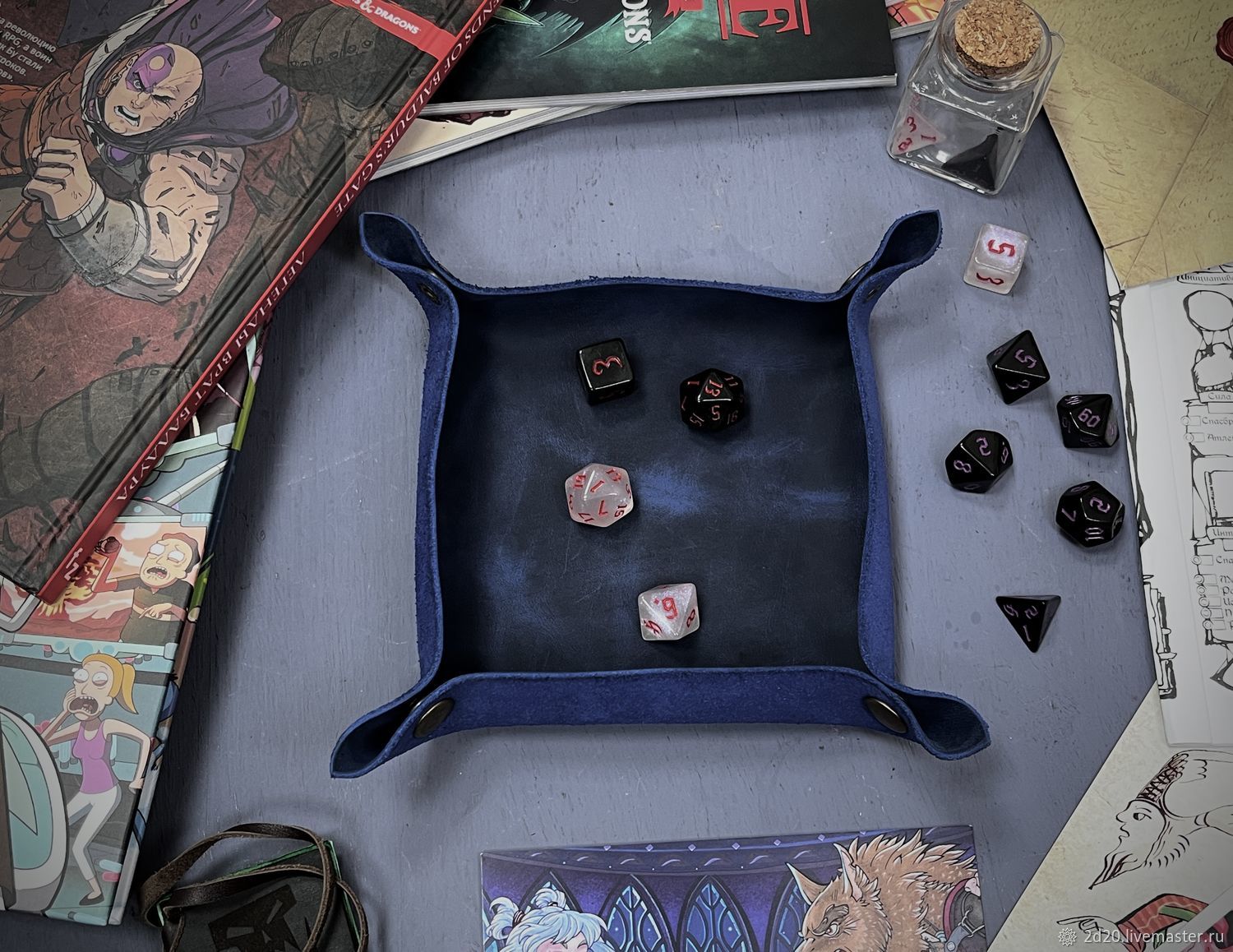 Синий Dice Tray (Арена для бросания кубов/костей/дайсов) в  интернет-магазине Ярмарка Мастеров по цене 850 ₽ – TW9DKRU | Настольные игры,  Смоленск - доставка по России