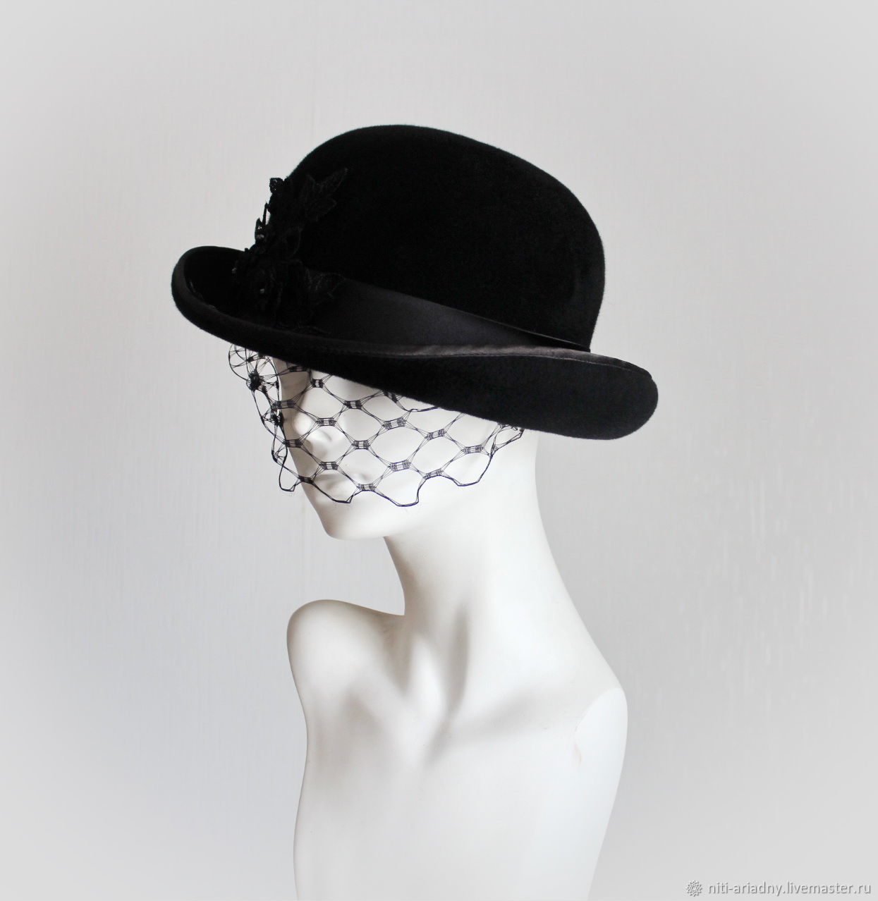 Шляпа женская котелок НСП