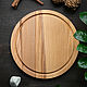 Order Round board made of solid beech. Компания Wood Makers. Livemaster. . Cutting Boards Фото №3