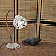 Ceramic table lamp. Woven ceramics Elena Zaichenko
