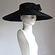 Шляпа соломенная в стиле Pierre Balmain. Шляпы. Hats by 'Ariadne's thread' Atelier. Интернет-магазин Ярмарка Мастеров.  Фото №2