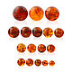 Ball-amber12 mm-Color: Cognac with husk-Drilled-Real. Beads1. Амбер Бутик янтарь украшения. Online shopping on My Livemaster.  Фото №2