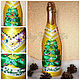Съемное украшение на бутылку Yellow, Оформление бутылок, Ставрополь,  Фото №1