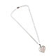 Heart pendant, Rose quartz pendant in silver gift March 8. Pendants. Irina Moro. My Livemaster. Фото №4