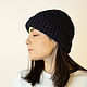 Шапочка-бини. Шапки. Nataly-knit4you. Ярмарка Мастеров.  Фото №5