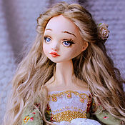 Принцесса Nessie интерьерная текстильная кукла