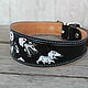 Order Leather dog collar 'Tim Burton'. Narmo leather workshop.. Livemaster. . Dog - Collars Фото №3