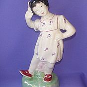 Винтаж handmade. Livemaster - original item Dancing Chinese Girl Old China 1950s porcelain Figurine. Handmade.