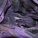 Scarf women's wool silk black lilac with brown. Scarves. Silk scarves gift for Womans. Online shopping on My Livemaster.  Фото №2