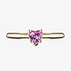 Заказать Необычное помолвочное кольцо с розовым сапфиром SAPPHIRE HEART RING. Obruchalkicom. Ярмарка Мастеров. . Кольцо помолвочное Фото №3