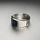 Men's Ring with VVS Blue Sapphire, 925 silver, handmade. Rings. Bauroom - vedic jewelry & gemstones (bauroom). My Livemaster. Фото №6