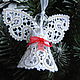 Christmas angel with red bow 2, Christmas decorations, Moscow,  Фото №1