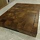 End cutting board made of solid oak 350h250h40 mm. Gifts for March 8. stolizmassiwa. My Livemaster. Фото №6