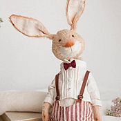 Куклы и игрушки handmade. Livemaster - original item Teddy the hare Alfredo. Handmade.