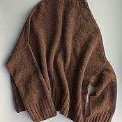 Одежда handmade. Livemaster - original item Oversized knitted sweater 