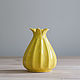 Vase 'Yellow Lemon L' 1,4 l. Vases. Hill & Mill. Online shopping on My Livemaster.  Фото №2