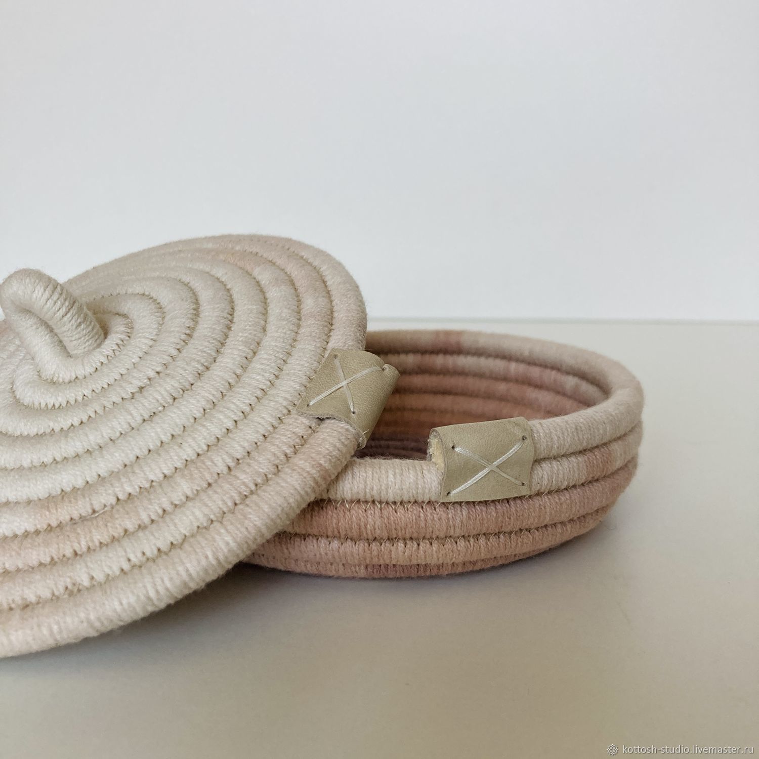 Мини корзина для хранения с крышкой 14 см х 6 см купить в интернет ...