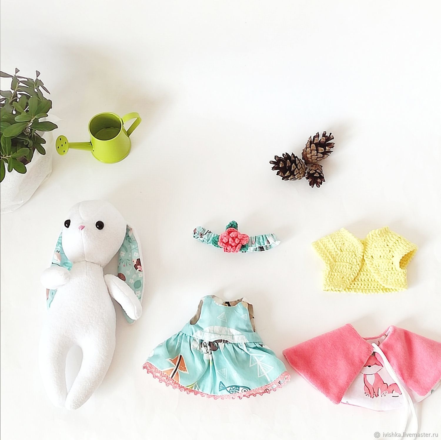 Зайка с одеждой , набор мягкая игрушка зайчик с одежкой купить в ...