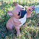 Order French bulldog figurine 24 cm. artroombullibull. Livemaster. . Portrait Doll Фото №3