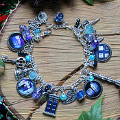Украшения handmade. Livemaster - original item Bracelet Doctor who blue Doctor Who series TARDIS. Handmade.
