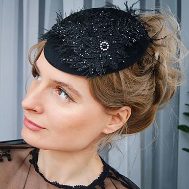 Аксессуары ручной работы. Ярмарка Мастеров - ручная работа Шляпка "Lessi". Handmade.