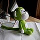 Funny, funny monkey green. Stuffed Toys. ToysAndToys. Online shopping on My Livemaster.  Фото №2