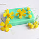 'THE MIDDLE OF THE FIELD BUTTERCUP' SILICONE MOLD, Molds for making flowers, Zarechny,  Фото №1