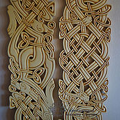 Картины и панно ручной работы. Ярмарка Мастеров - ручная работа Paneles de madera motivos Celtas. Handmade.