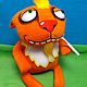 Order The peace pipe. Soft toy plush red cat Vasi Lozhkina. Dingus! Funny cats and other toys. Livemaster. . Stuffed Toys Фото №3
