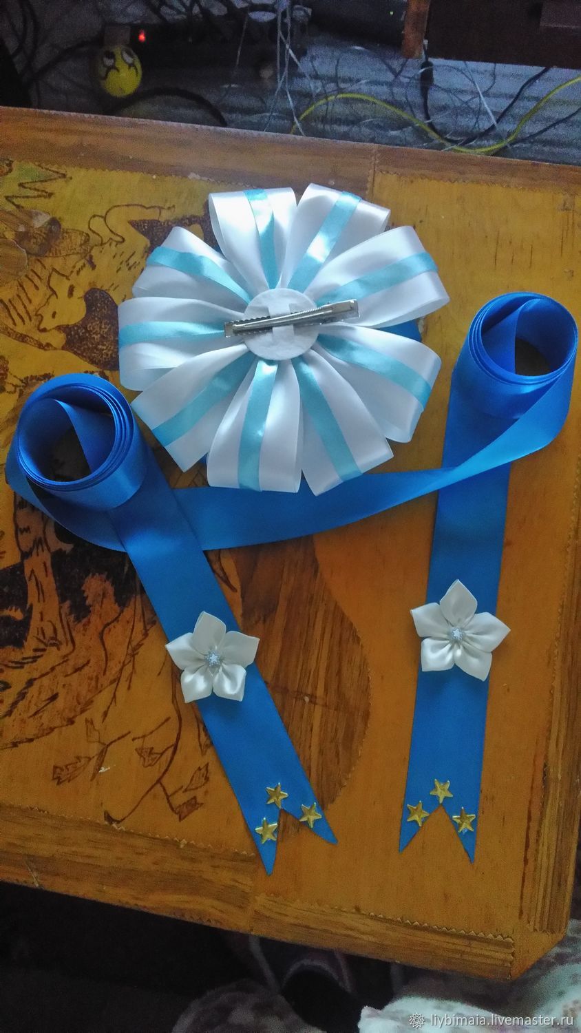 Бант на выписку для мальчика в интернет-магазине на Ярмарке Мастеров ...