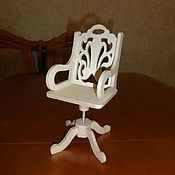 Куклы и игрушки handmade. Livemaster - original item Computer chair with adjustable seat height 1588. Handmade.