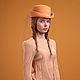 Шляпа цилиндр "Корсар" из велюра с длинной вуалью. Шляпы. Ellen Timoshenko (exist). Ярмарка Мастеров.  Фото №6