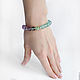 Bracelet with fluorite 'Summer dream'. Bead bracelet. MAGNOLIA. Online shopping on My Livemaster.  Фото №2