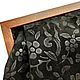 Клатч из натуральной замши черный с рисунком. Клатчи. Art  Clutch. Интернет-магазин Ярмарка Мастеров.  Фото №2