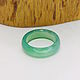 17 R-R Ring Green Tinted Agate (nkzta17). Rings. Selberiya shop. Online shopping on My Livemaster.  Фото №2