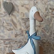 Для дома и интерьера handmade. Livemaster - original item Goose Flax Toy Nursery Decor. Handmade.