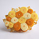 Brooch 'Solicello' yellow brooch. Brooches. decolores2. Online shopping on My Livemaster.  Фото №2