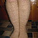 Order Women's knitted knee socks Charm. Warm Yarn. Livemaster. . Knee Фото №3