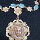 Antique Necklace Czech Republic-Blue glass. Vintage necklace. Antiki777. My Livemaster. Фото №4