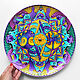 Mandala 'Enlightenment of the mind' plate on the wall D 32 cm. Decorative plates. Art by Tanya Shest. My Livemaster. Фото №6