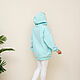 Order Hoodie with fleece color menthol Plus Size. NATALINI. Livemaster. . Sweatshirts Фото №3