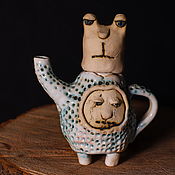 Для дома и интерьера handmade. Livemaster - original item Figurine. Toad Kettle.. Handmade.